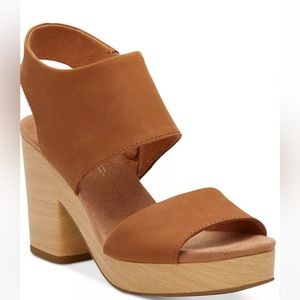 TOMS platform sandals
